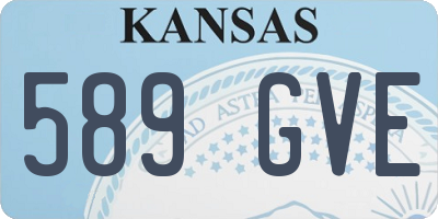 KS license plate 589GVE