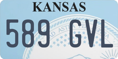 KS license plate 589GVL