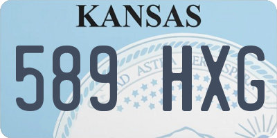 KS license plate 589HXG