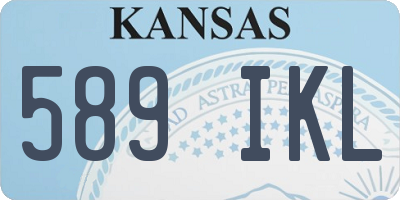KS license plate 589IKL