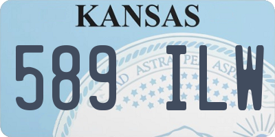 KS license plate 589ILW