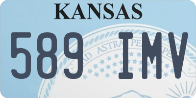 KS license plate 589IMV