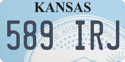 KS license plate 589IRJ