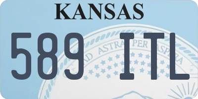 KS license plate 589ITL