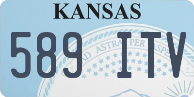 KS license plate 589ITV