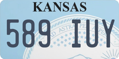KS license plate 589IUY