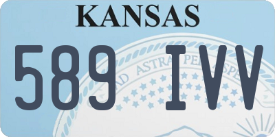 KS license plate 589IVV