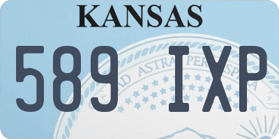 KS license plate 589IXP