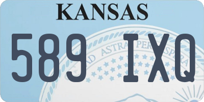 KS license plate 589IXQ