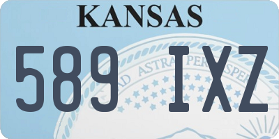 KS license plate 589IXZ
