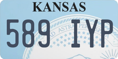 KS license plate 589IYP