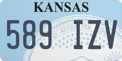 KS license plate 589IZV