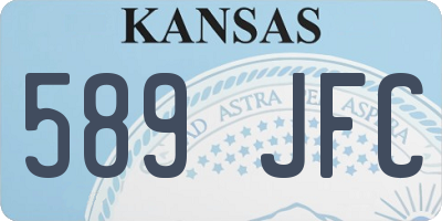 KS license plate 589JFC