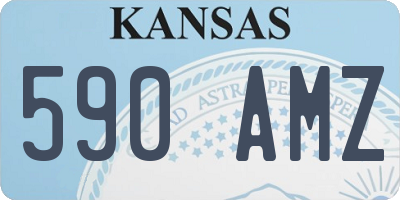 KS license plate 590AMZ