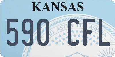 KS license plate 590CFL