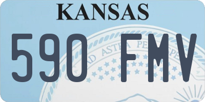 KS license plate 590FMV