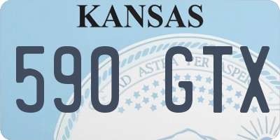 KS license plate 590GTX