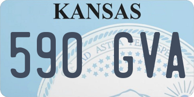 KS license plate 590GVA