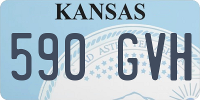 KS license plate 590GVH