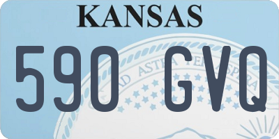 KS license plate 590GVQ