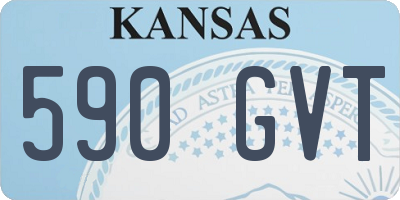 KS license plate 590GVT