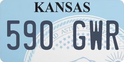 KS license plate 590GWR