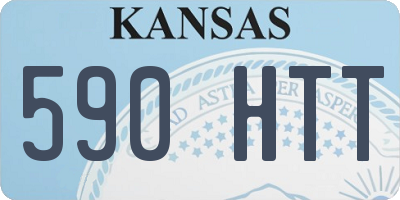 KS license plate 590HTT