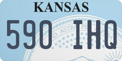 KS license plate 590IHQ