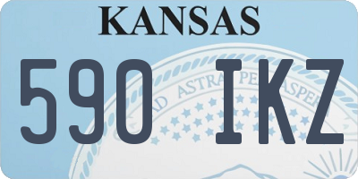 KS license plate 590IKZ