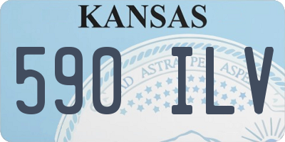 KS license plate 590ILV