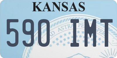 KS license plate 590IMT