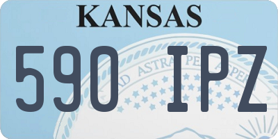 KS license plate 590IPZ