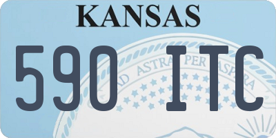 KS license plate 590ITC