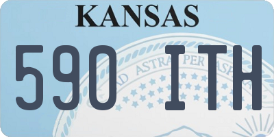 KS license plate 590ITH