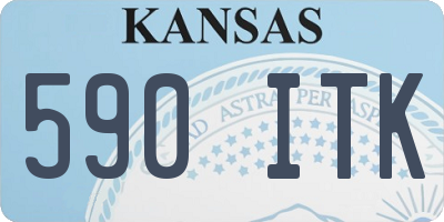 KS license plate 590ITK