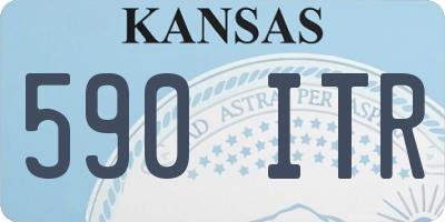 KS license plate 590ITR