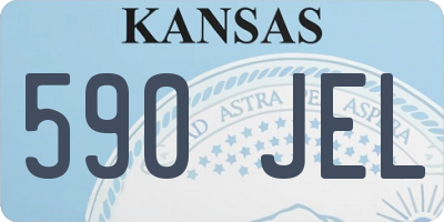 KS license plate 590JEL