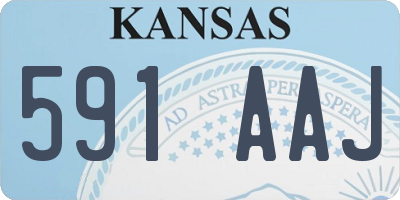 KS license plate 591AAJ