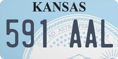 KS license plate 591AAL