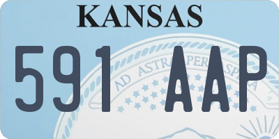 KS license plate 591AAP