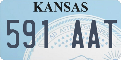 KS license plate 591AAT