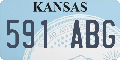 KS license plate 591ABG