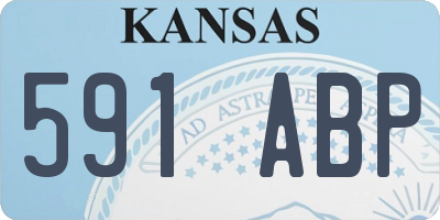KS license plate 591ABP