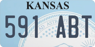 KS license plate 591ABT