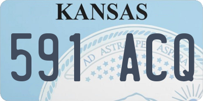 KS license plate 591ACQ