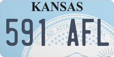 KS license plate 591AFL