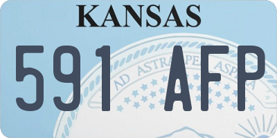 KS license plate 591AFP