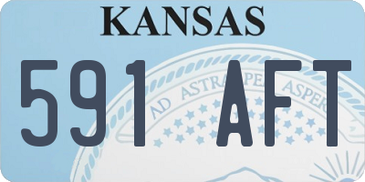KS license plate 591AFT