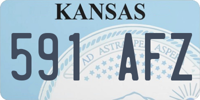 KS license plate 591AFZ