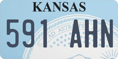 KS license plate 591AHN